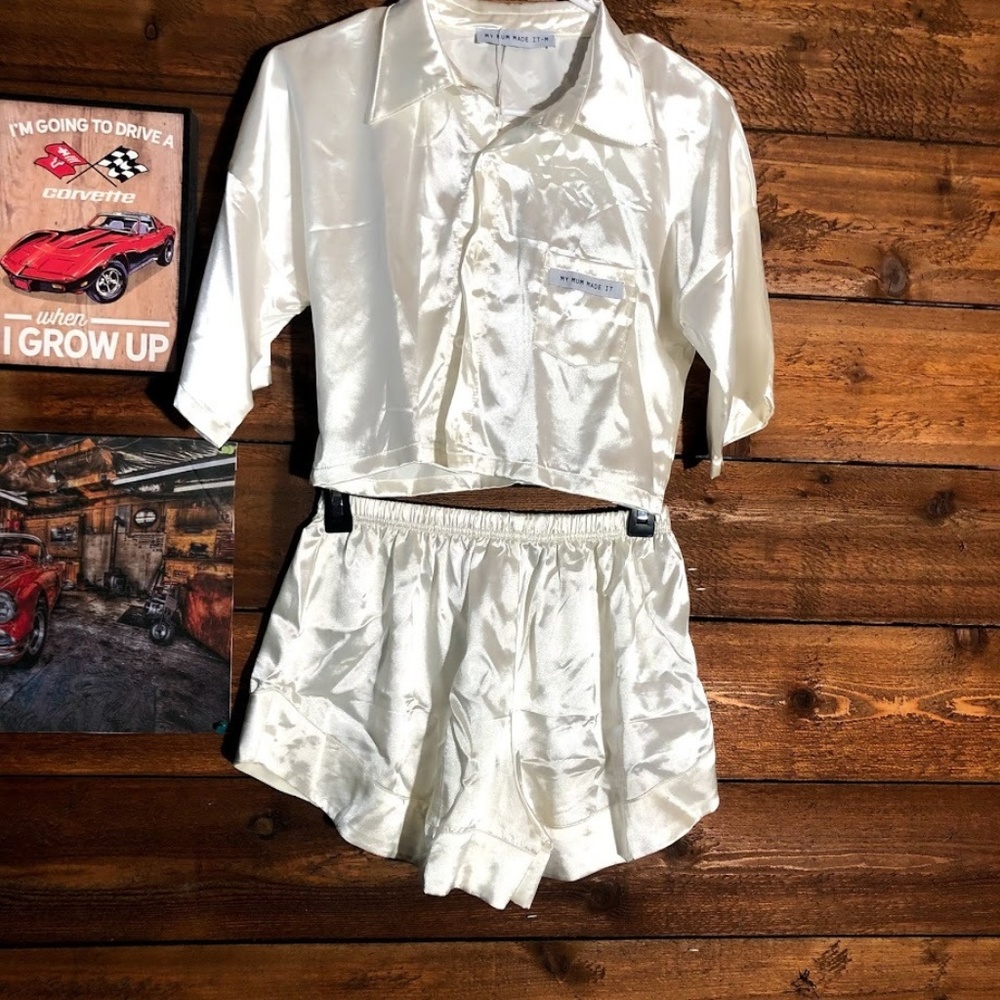 MY MUM MADE IT M Short night set size small